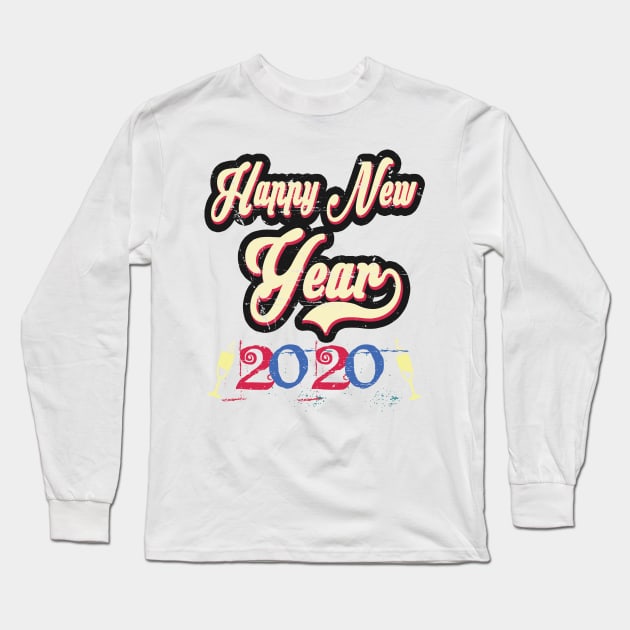 happy new year 2020 Long Sleeve T-Shirt by joyTrends